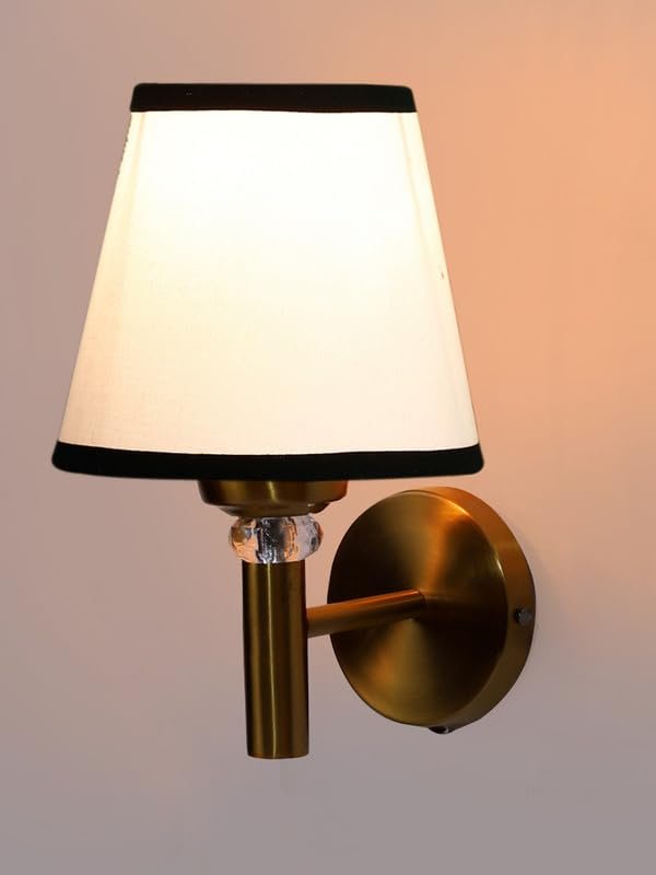 Multicolor Wall Lamp | Elegant Jute Material | Stylish Ambient Light for Home, Office, Living Room, Bedroom, Hallway | Modern Decorative Wall Sconce - Model VX25