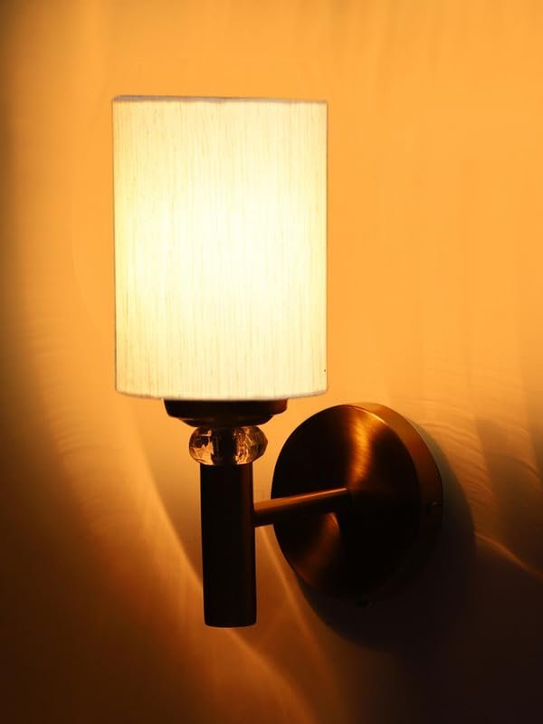 Multicolor Wall Lamp | Elegant Cotton Design | Stylish Ambient Light for Home, Office, Living Room, Bedroom, Hallway | Modern Decorative Wall Sconce - Model VX34
