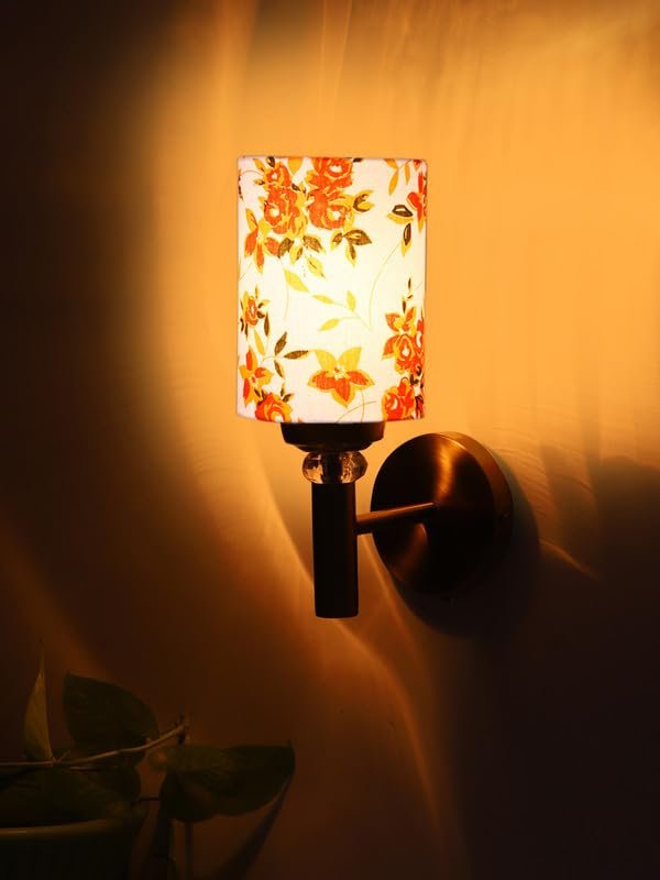 Multicolor Wall Lamp | Elegant Cotton Design | Stylish Ambient Light for Home, Office, Living Room, Bedroom, Hallway | Modern Decorative Wall Sconce - Model VX47