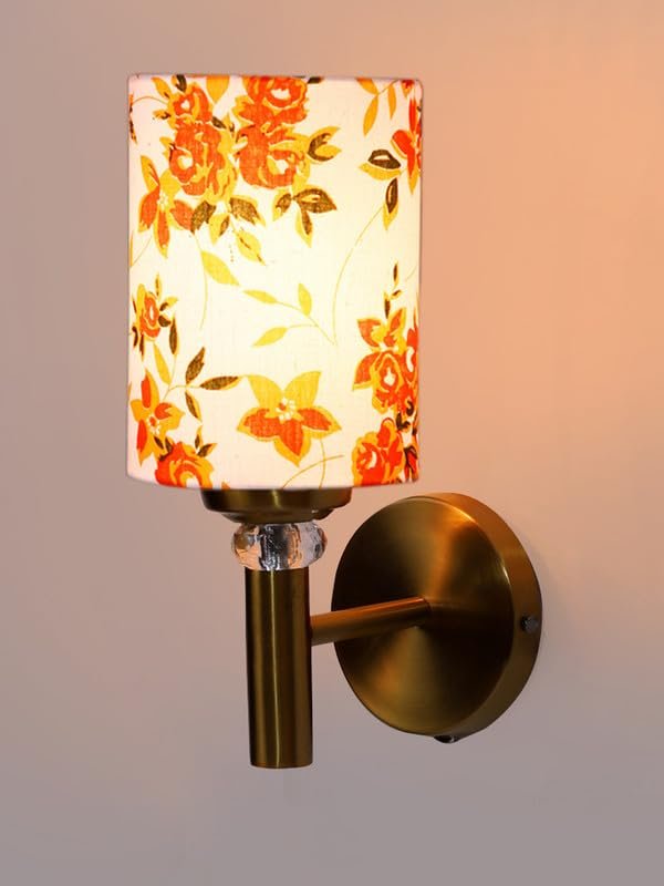 Multicolor Wall Lamp | Elegant Cotton Design | Stylish Ambient Light for Home, Office, Living Room, Bedroom, Hallway | Modern Decorative Wall Sconce - Model VX47