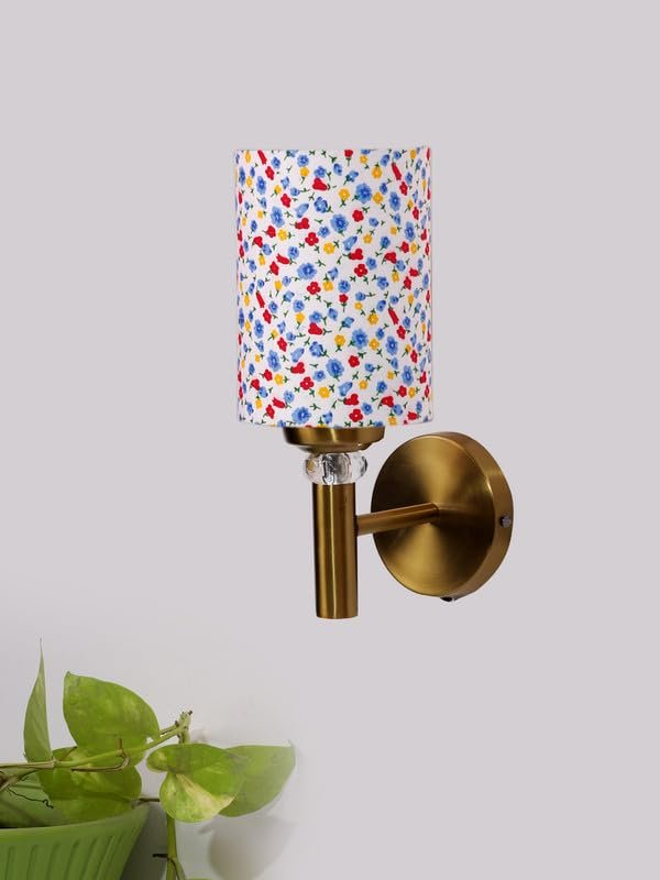Multicolor Wall Lamp | Elegant Cotton Design | Stylish Ambient Light for Home, Office, Living Room, Bedroom, Hallway | Modern Decorative Wall Sconce - Model VX48