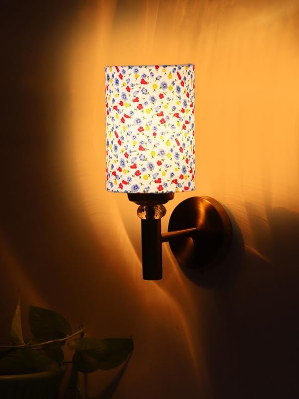 Multicolor Wall Lamp | Elegant Cotton Design | Stylish Ambient Light for Home, Office, Living Room, Bedroom, Hallway | Modern Decorative Wall Sconce - Model VX48