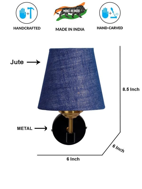 Multicolor Wall Lamp | Elegant Cotton Design | Stylish Ambient Light for Home, Office, Living Room, Bedroom, Hallway | Modern Decorative Wall Sconce - Model VX78