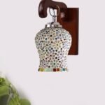 Multicolor Wall Lamp | Elegant Wood Design | Stylish Ambient Light for Home, Office, Living Room, Bedroom, Hallway | Modern Decorative Wall Sconce – Model WD02