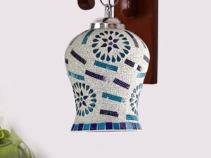 Multicolor Wall Lamp | Elegant Wood Design | Stylish Ambient Light for Home, Office, Living Room, Bedroom, Hallway | Modern Decorative Wall Sconce - Model WD