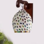 Multicolor Wall Lamp | Elegant Wood Design | Stylish Ambient Light for Home, Office, Living Room, Bedroom, Hallway | Modern Decorative Wall Sconce – Model WD06