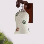 Multicolor Wall Lamp | Elegant Wood Design | Stylish Ambient Light for Home, Office, Living Room, Bedroom, Hallway | Modern Decorative Wall Sconce – Model WD07
