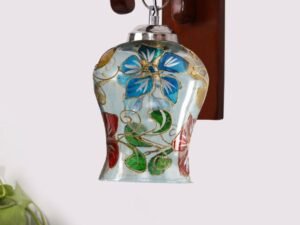 Multicolor Wall Lamp | Elegant Wood Design | Stylish Ambient Light for Home, Office, Living Room, Bedroom, Hallway | Modern Decorative Wall Sconce - Model WD09