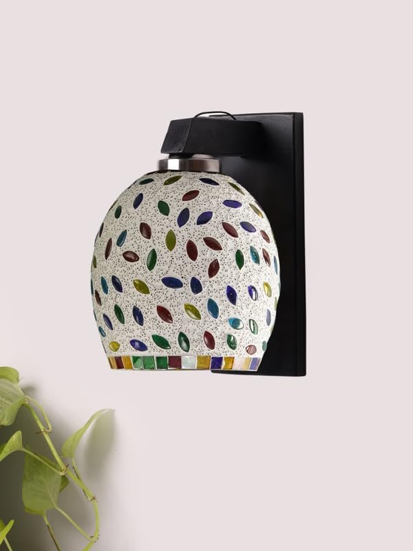 Multicolor Wall Lamp | Elegant Wood Design | Stylish Ambient Light for Home, Office, Living Room, Bedroom, Hallway | Modern Decorative Wall Sconce - Model WD1