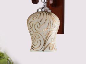 Multicolor Wall Lamp | Elegant Wood Design | Stylish Ambient Light for Home, Office, Living Room, Bedroom, Hallway | Modern Decorative Wall Sconce - Model WD10