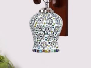Multicolor Wall Lamp | Elegant Wood Design | Stylish Ambient Light for Home, Office, Living Room, Bedroom, Hallway | Modern Decorative Wall Sconce - Model WD14