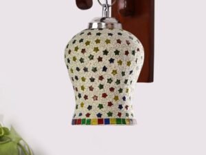 Multicolor Wall Lamp | Elegant Wood Design | Stylish Ambient Light for Home, Office, Living Room, Bedroom, Hallway | Modern Decorative Wall Sconce - Model WD18