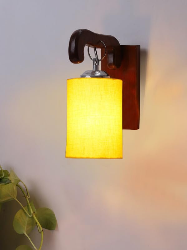 Multicolor Wall Lamp | Elegant Wood Design | Stylish Ambient Light for Home, Office, Living Room, Bedroom, Hallway | Modern Decorative Wall Sconce - Model WD23