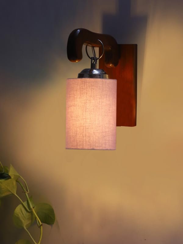 Multicolor Wall Lamp | Elegant Wood Design | Stylish Ambient Light for Home, Office, Living Room, Bedroom, Hallway | Modern Decorative Wall Sconce - Model WD24
