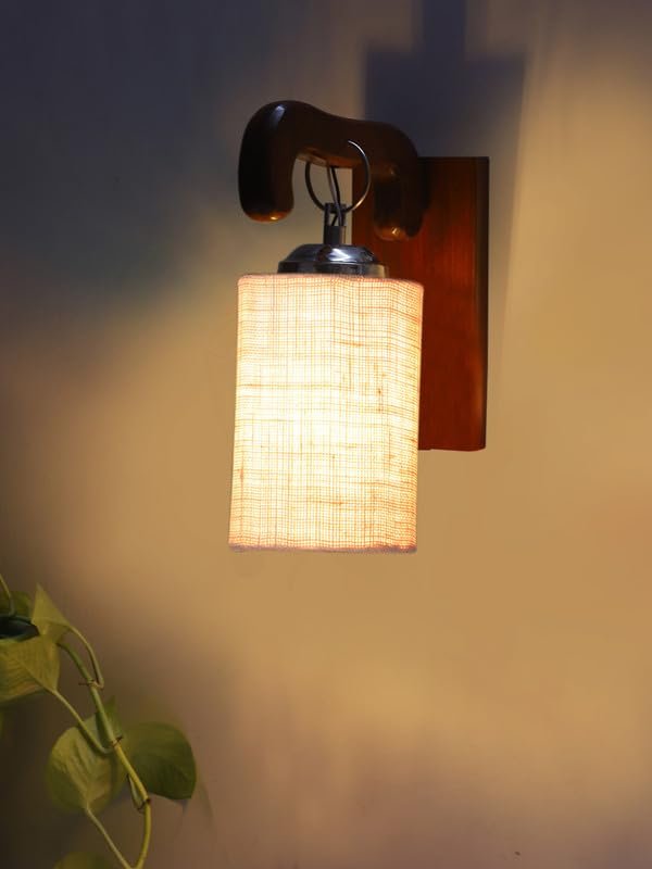 Multicolor Wall Lamp | Elegant Wood Design | Stylish Ambient Light for Home, Office, Living Room, Bedroom, Hallway | Modern Decorative Wall Sconce - Model WD27