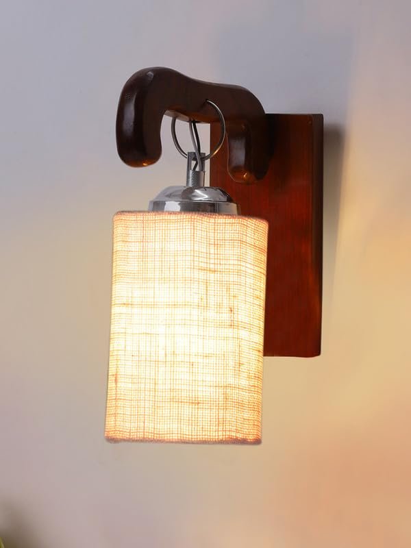 Multicolor Wall Lamp | Elegant Wood Design | Stylish Ambient Light for Home, Office, Living Room, Bedroom, Hallway | Modern Decorative Wall Sconce - Model WD27