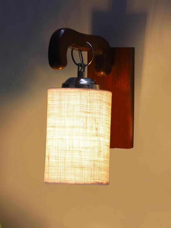 Multicolor Wall Lamp | Elegant Wood Design | Stylish Ambient Light for Home, Office, Living Room, Bedroom, Hallway | Modern Decorative Wall Sconce - Model WD27