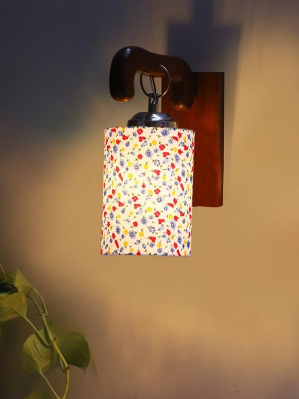 Multicolor Wall Lamp | Elegant Wood Design | Stylish Ambient Light for Home, Office, Living Room, Bedroom, Hallway | Modern Decorative Wall Sconce - Model WD33
