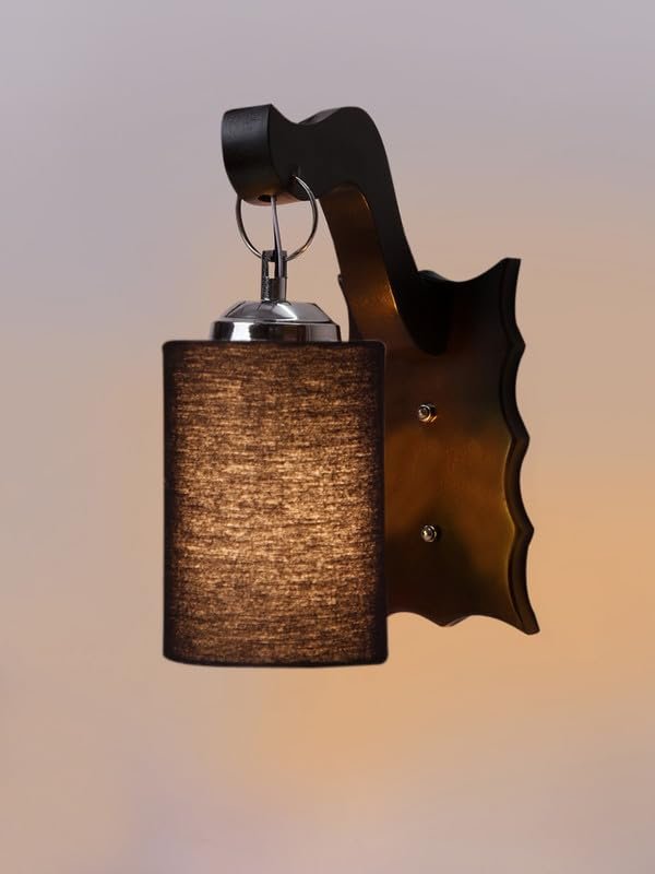 Multicolor Wall Lamp | Elegant Wood Design | Stylish Ambient Light for Home, Office, Living Room, Bedroom, Hallway | Modern Decorative Wall Sconce - Model WD53
