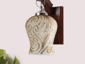 Multicolor Wall Lamp | Elegant Wood Design | Stylish Ambient Light for Home, Office, Living Room, Bedroom, Hallway | Modern Decorative Wall Sconce - Model WD76