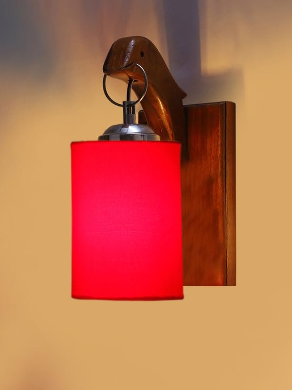 Multicolor Wall Lamp | Elegant Wood Design | Stylish Ambient Light for Home, Office, Living Room, Bedroom, Hallway | Modern Decorative Wall Sconce - Model WD87