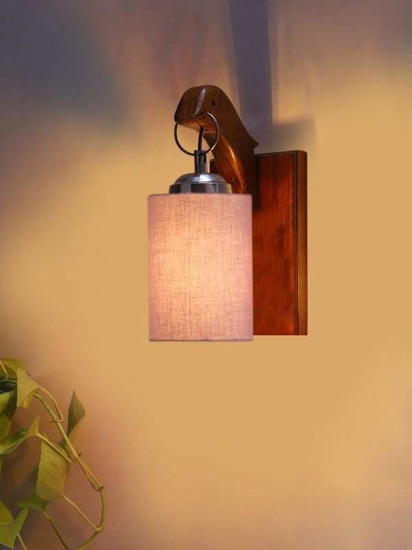 Multicolor Wall Lamp | Elegant Wood Design | Stylish Ambient Light for Home, Office, Living Room, Bedroom, Hallway | Modern Decorative Wall Sconce - Model WD90