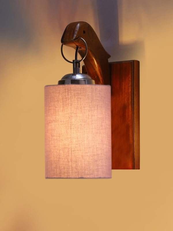 Multicolor Wall Lamp | Elegant Wood Design | Stylish Ambient Light for Home, Office, Living Room, Bedroom, Hallway | Modern Decorative Wall Sconce - Model WD90