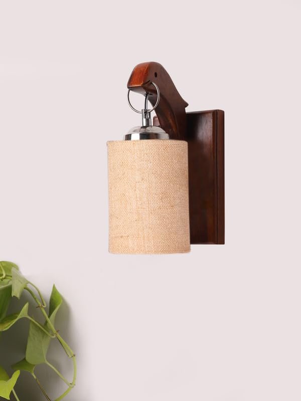 Multicolor Wall Lamp | Elegant Wood Design | Stylish Ambient Light for Home, Office, Living Room, Bedroom, Hallway | Modern Decorative Wall Sconce - Model WD92