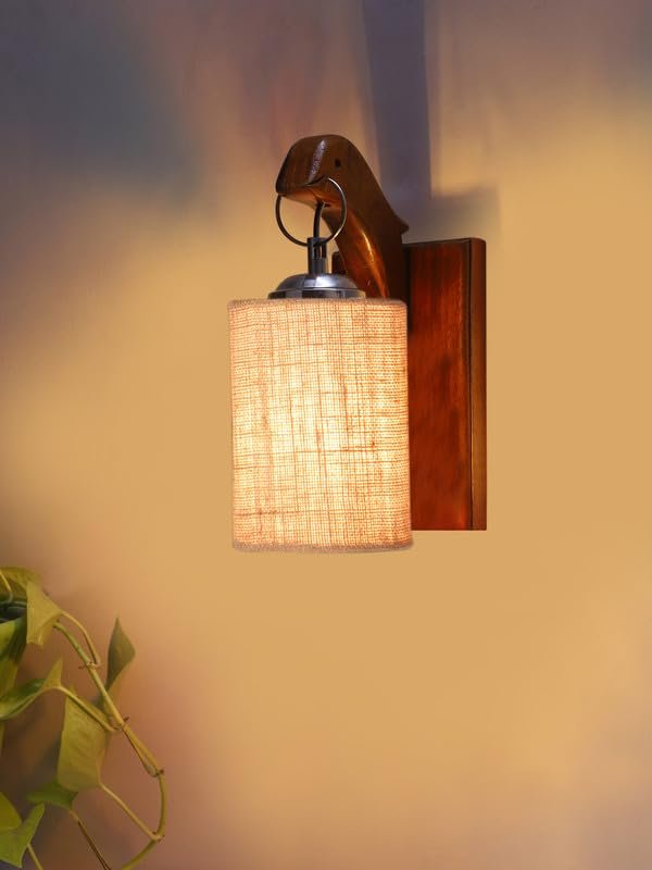 Multicolor Wall Lamp | Elegant Wood Design | Stylish Ambient Light for Home, Office, Living Room, Bedroom, Hallway | Modern Decorative Wall Sconce - Model WD92