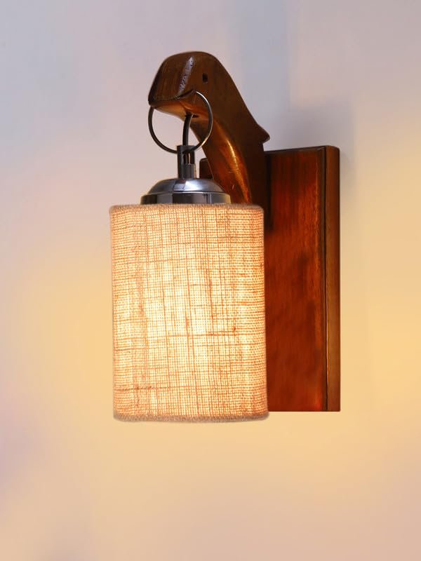 Multicolor Wall Lamp | Elegant Wood Design | Stylish Ambient Light for Home, Office, Living Room, Bedroom, Hallway | Modern Decorative Wall Sconce - Model WD92