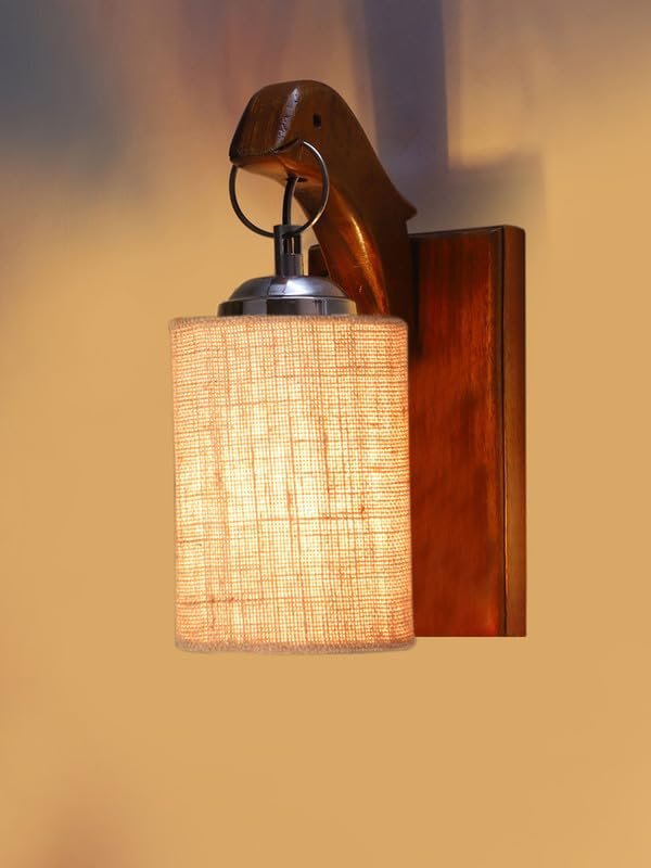 Multicolor Wall Lamp | Elegant Wood Design | Stylish Ambient Light for Home, Office, Living Room, Bedroom, Hallway | Modern Decorative Wall Sconce - Model WD92