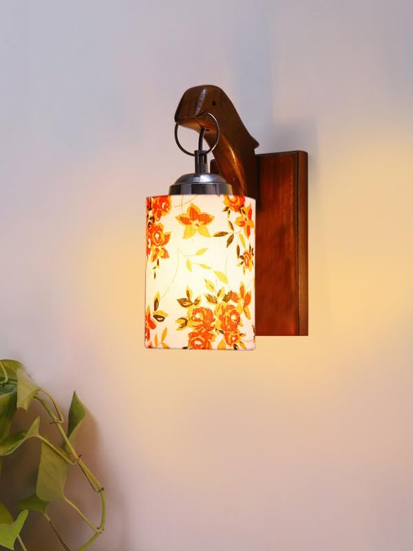 Multicolor Wall Lamp | Elegant Wood Design | Stylish Ambient Light for Home, Office, Living Room, Bedroom, Hallway | Modern Decorative Wall Sconce - Model WD98