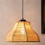Vintage Bamboo Hanging Lamp