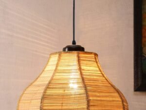 Vintage Bamboo Hanging Lamp