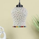 Multicolor Mosaic Glass Hanging Lamp