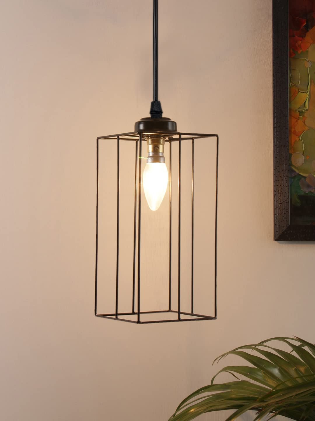 Square Iron Hanging lamp