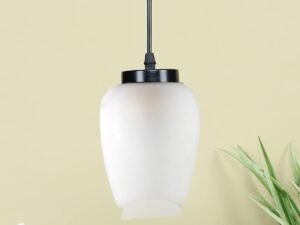 Milky Glass Hnagng Lamp