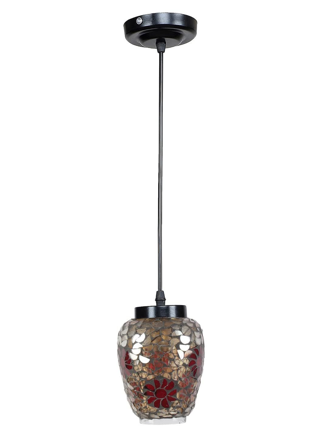 Multicolor Mosaic Glass Hanging Lamp