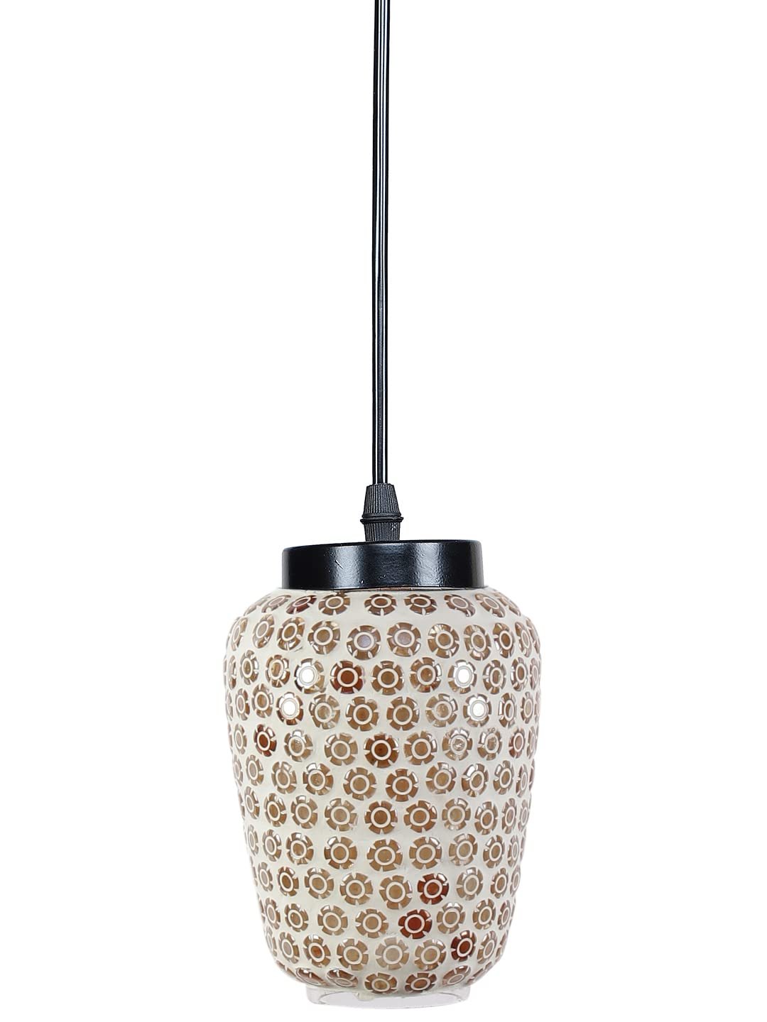 Multicolor Mosaic Glass Hanging Lamp