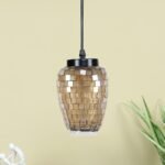Multicolor Mosaic Glass Hanging Lamp