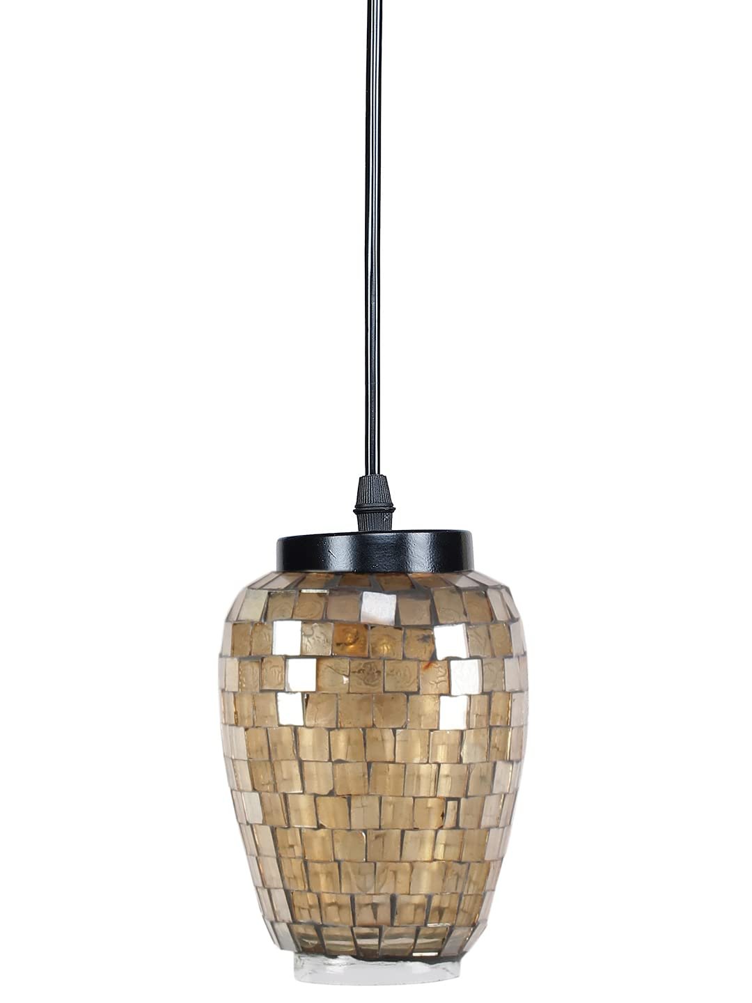 Multicolor Mosaic Glass Hanging Lamp