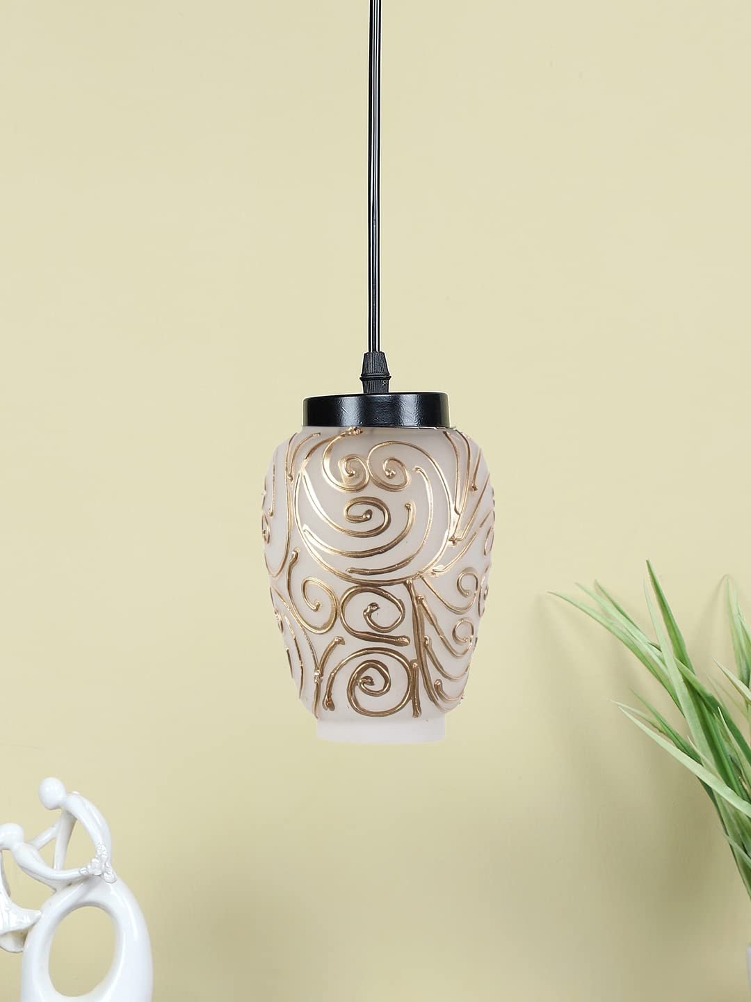 Multicolor Mosaic Glass Hanging Lamp