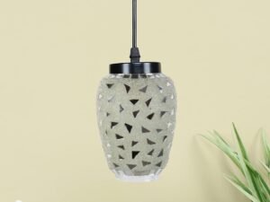 Multicolor Mosaic Glass Hanging Lamp