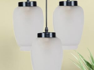Cluster Milky Glass Hanging Lamp
