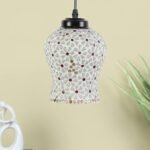 Multicolor Mosaic Glass Hanging Lamp