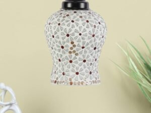 Multicolor Mosaic Glass Hanging Lamp