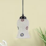 Multicolor Mosaic Glass Hanging Lamp