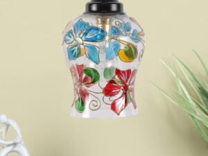 Multicolor Mosaic Glass Hanging Lamp