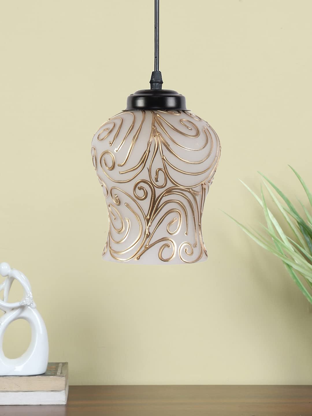Multicolor Mosaic Glass Hanging Lamp