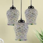 Multicolor Mosaic Cluster Hanging lamp